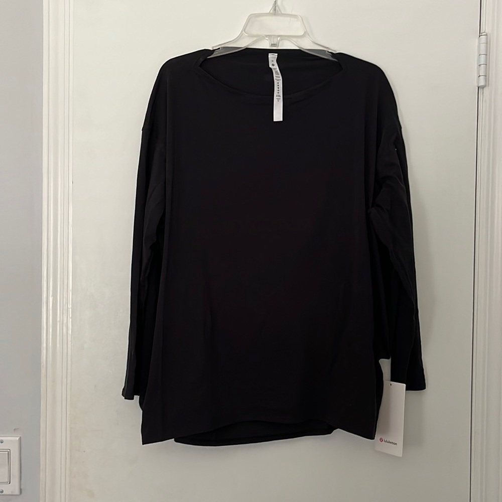Brand New Long Sleeve Black Lululemon Top with Tags